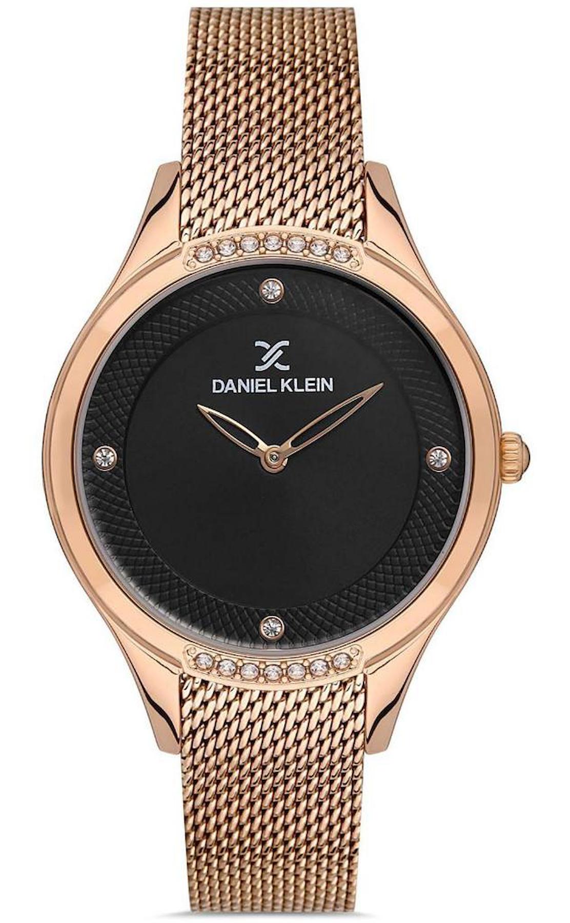 Daniel Klein DK013810D-06 35 mm Rose Gold Hasır Kordon Analog Kadın Kol Saati