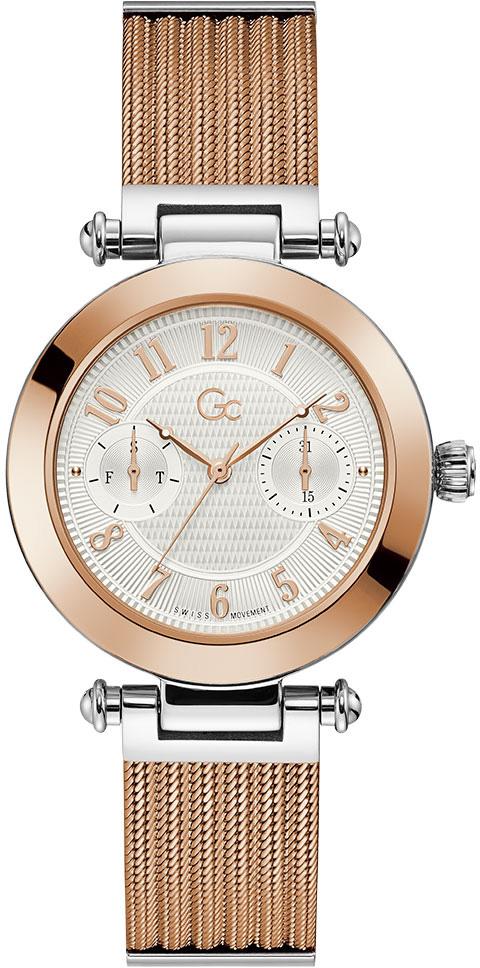 Guess GCY48002L1MF Takvimli 36 mm Rose Gold Çelik Kordon Analog Kadın Kol Saati