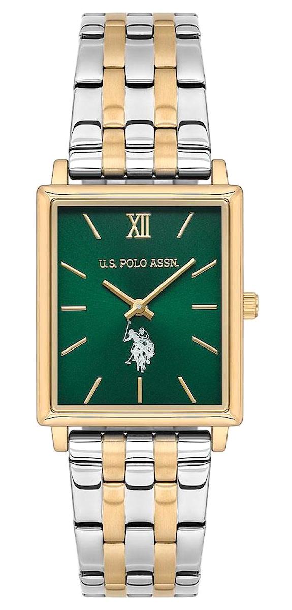 U.S. Polo Assn USPA2084-04 36 mm Altın-Gri Çelik Kordon Analog Kadın Kol Saati