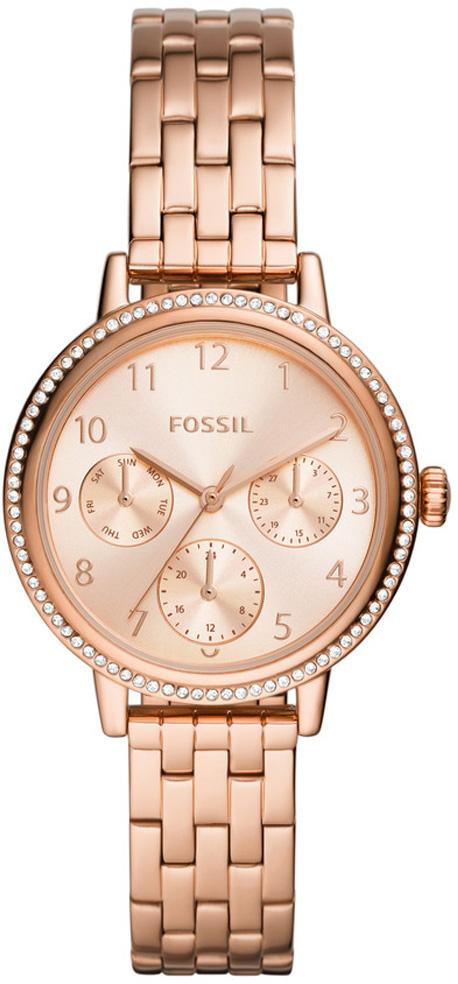 Fossil BQ3688 34 mm Rose Gold Çelik Kordon Analog Kadın Kol Saati