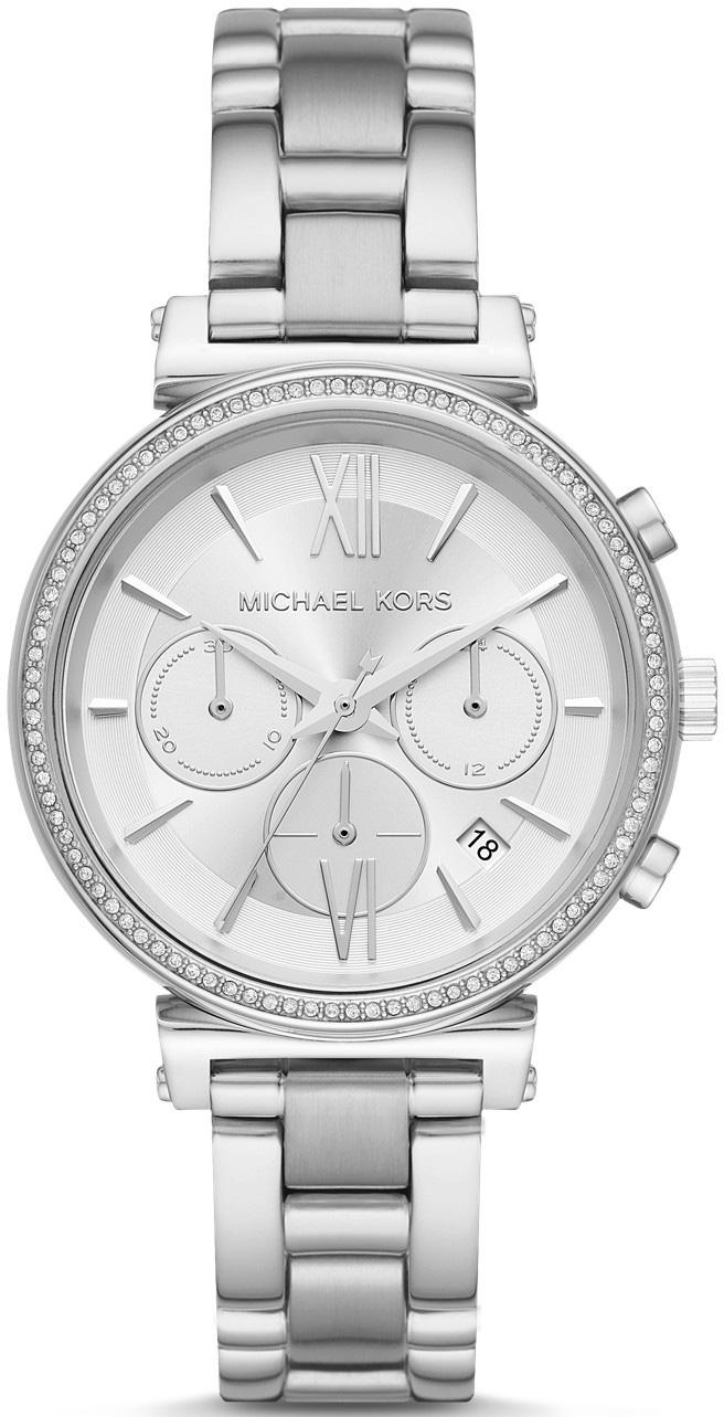 Michael Kors MK6575 Takvimli 39 mm Gri Çelik Kordon Analog Kadın Kol Saati