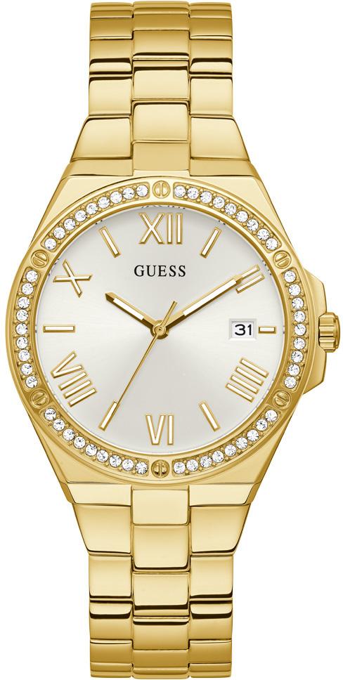 Guess GUGW0286L2 Takvimli 38 mm Altın Çelik Kordon Analog Kadın Kol Saati