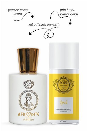 Soel Parfüm İpek İkili Kadın Parfüm Deodorant Seti EDP 50 ml + İpek Deodorant 150 ml