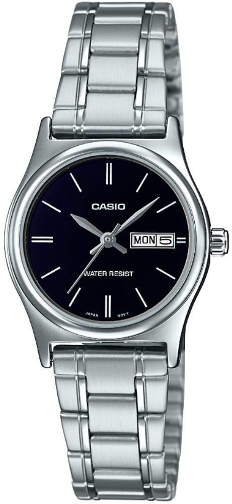 Casio LTP-V006D-1B2UDF 25 mm Gri Çelik Kordon Analog Kadın Kol Saati