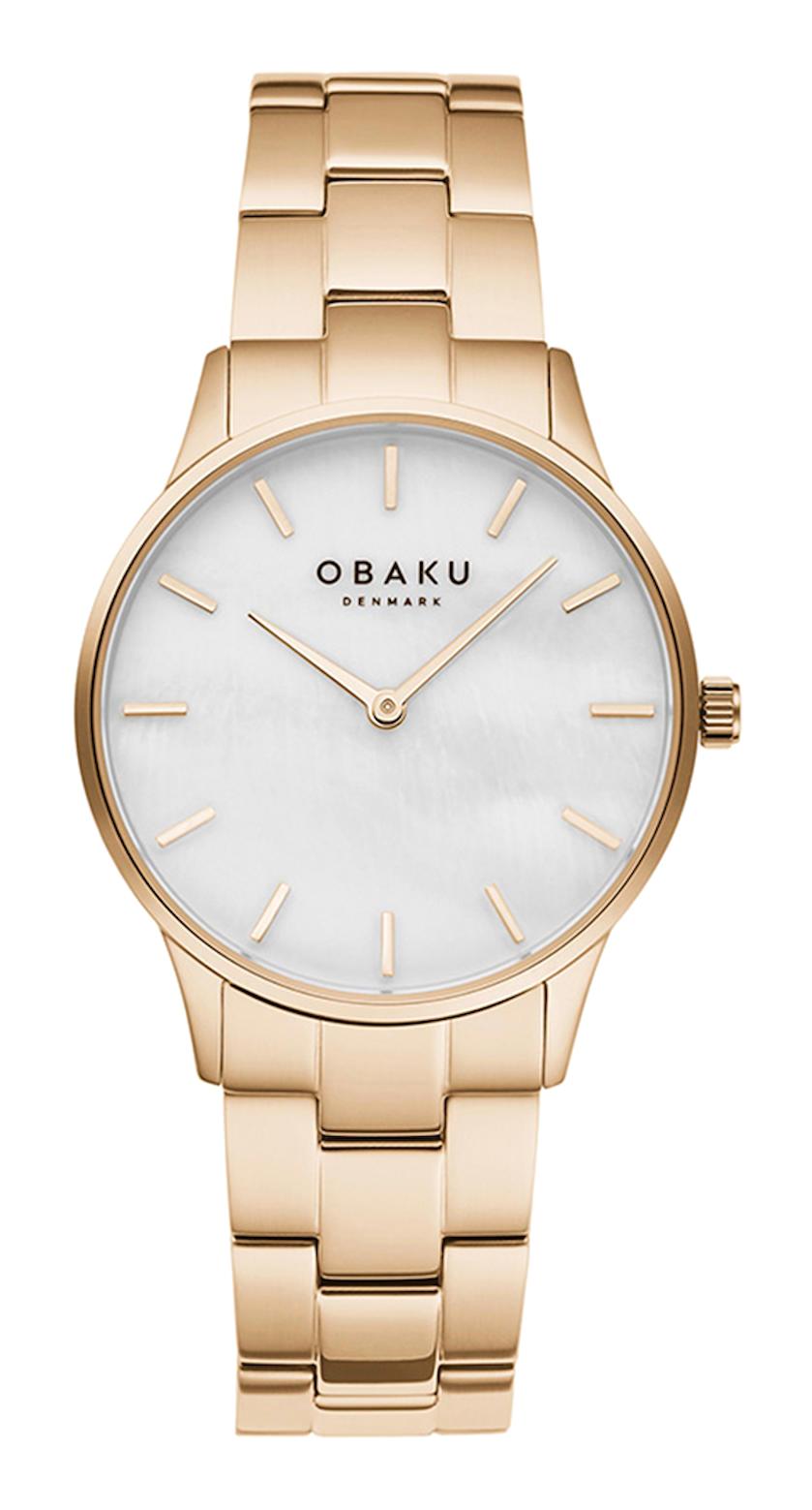 Obaku Denmark V247LXVWSV 35 mm Altın Çelik Kordon Analog Kadın Kol Saati