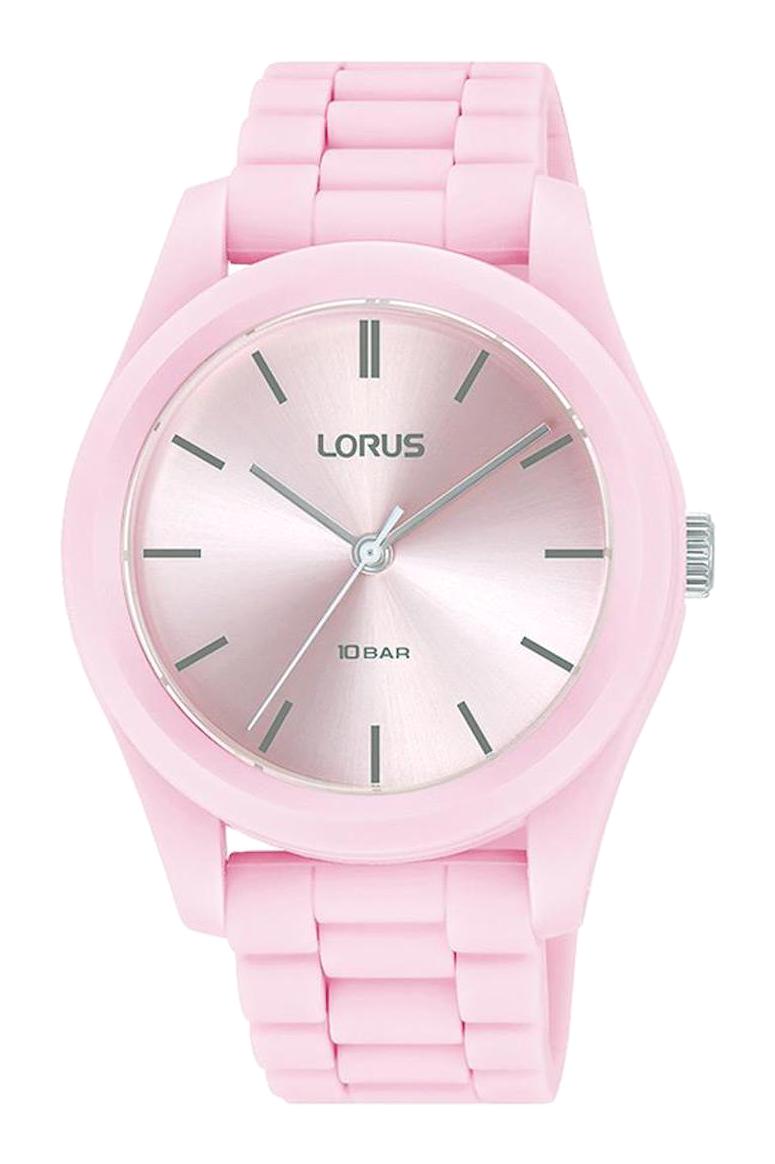 Lorus RG257RX9 36 mm Pembe Silikon Kordon Analog Kadın Kol Saati