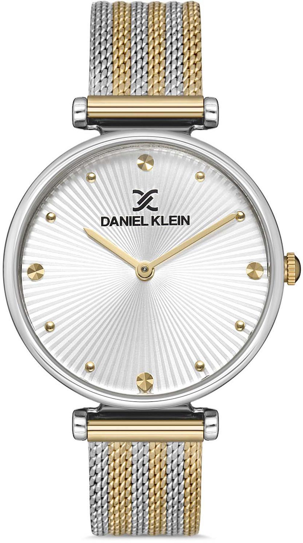 Daniel Klein DK.1.12954.5 35 mm Altın-Gri Çelik Kordon Analog Kadın Kol Saati