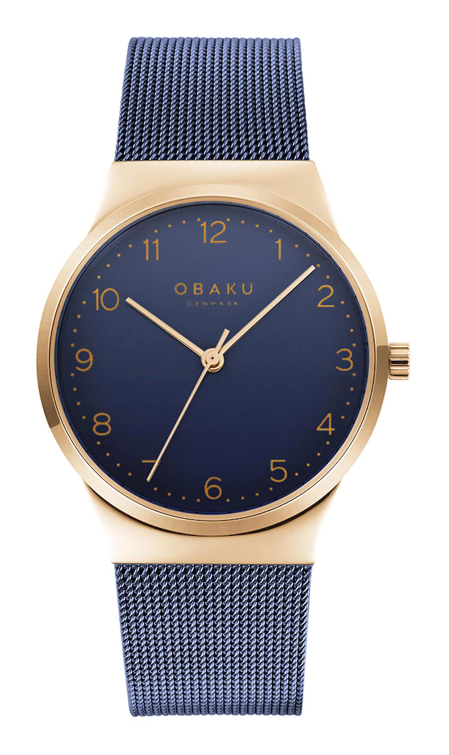 Obaku Denmark V255LXVLML 32 mm Lacivert Hasır Kordon Analog Kadın Kol Saati