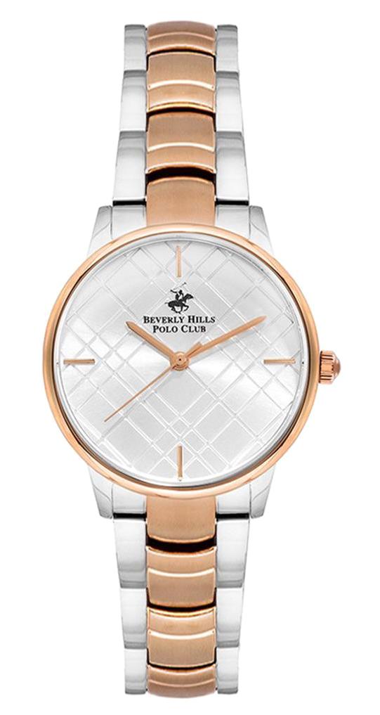 Beverly Hills Polo Club BP3064C.530 32 mm Gri-Rose Gold Çelik Kordon Analog Kadın Kol Saati