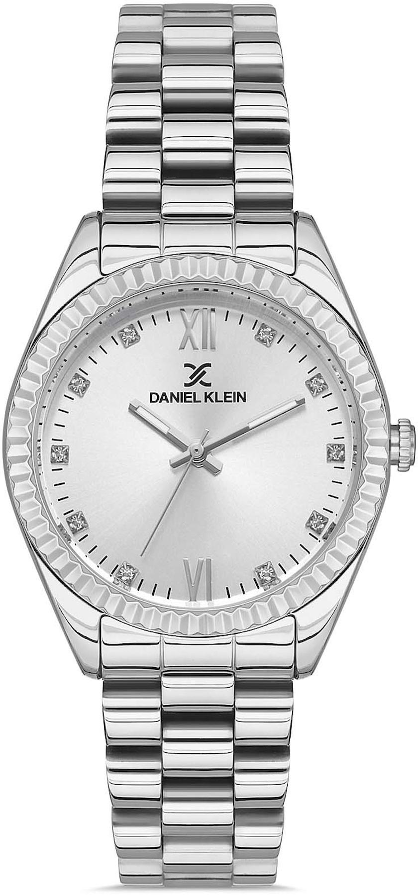 Daniel Klein DKE.1.10011.1 35 mm Gri Çelik Kordon Analog Kadın Kol Saati