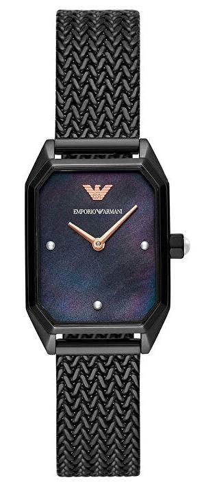 Emporio Armani AR11271 24 mm Siyah Çelik Kordon Analog Kadın Kol Saati