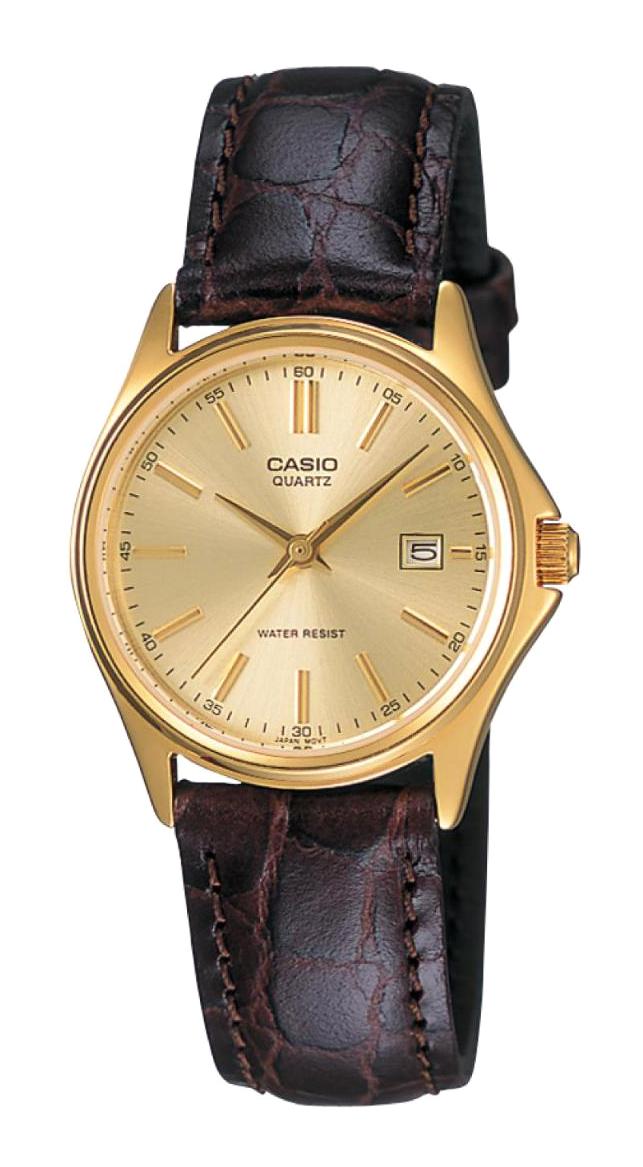 Casio LTP-1183Q-9ADF Takvimli 26 mm Siyah Deri Kordon Analog Unisex Kol Saati