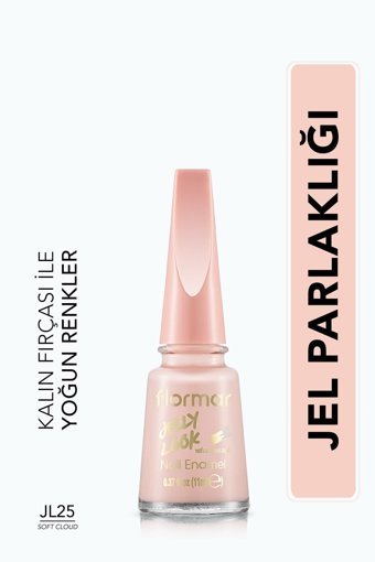 Flormar Jelly Look JL25 Pembe Parlak Jel Oje