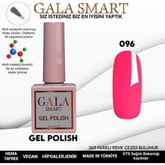 Gala Smart Klasik Seri 96 Pembe Parlak Kalıcı Oje