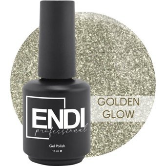 Endi Professional Glow Serisi Golden Glow Altın Sarısı Işıltılı Kalıcı Simli Oje