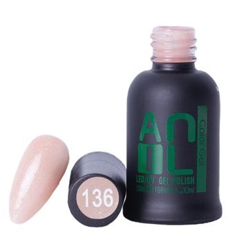 Anıl Professional Cosmetics 136 Pembe Işıltılı Kalıcı Simli Oje