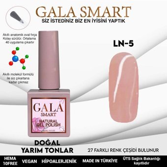 Gala Smart Natural LN5 Krem Parlak Kalıcı Oje