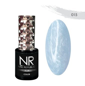 Nail Republic Pearl Print 015 Mavi Sedefli Kalıcı Simli Oje