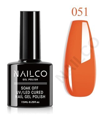 NailCo NC051 Turuncu Parlak Kalıcı Oje