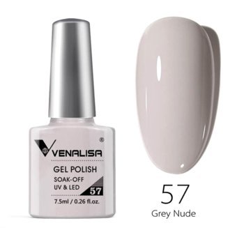 Venalisa Uv Led Gray 57 Nude Parlak Kalıcı Oje