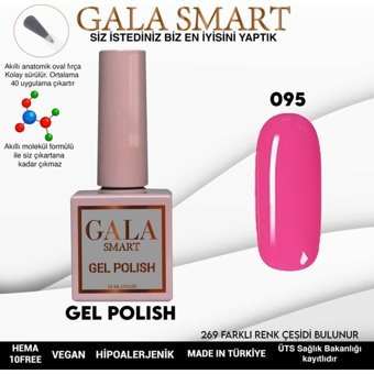 Gala Smart Klasik Seri 95 Pembe Parlak Kalıcı Oje