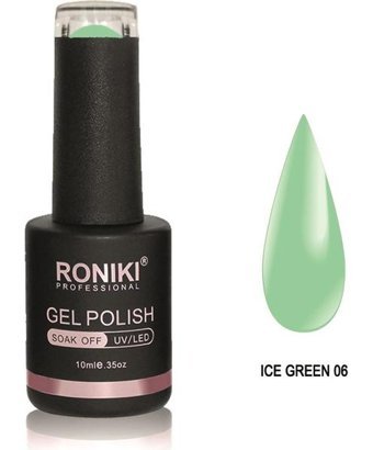 Roniki Ice Green 06 Yeşil Parlak Kalıcı Oje