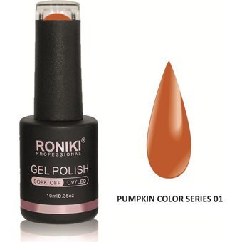 Roniki Pumpkin Color 01 Kahverengi Parlak Kalıcı Oje