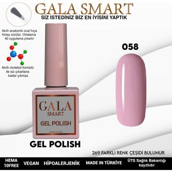 Gala Smart Klasik Seri 58 Mor Parlak Kalıcı Oje