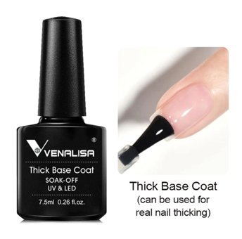 Venalisa Thick Base Coat Şeffaf Parlak Kalıcı Oje