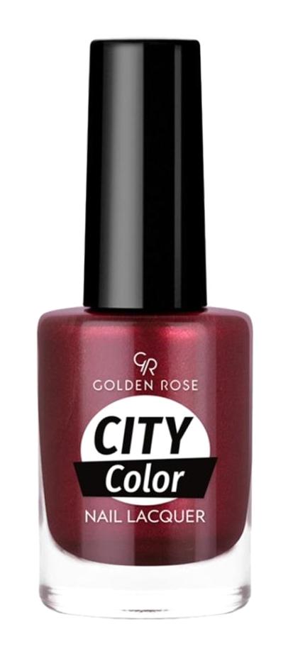 Golden Rose City Color 57 Mor Parlak Simli Oje