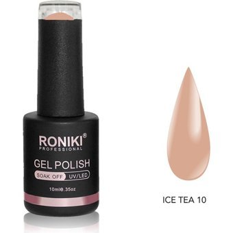 Roniki Ice Tea 10 Pembe Parlak Kalıcı Oje