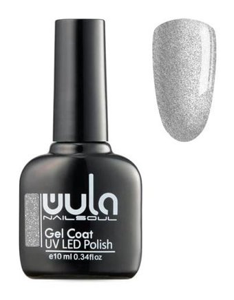 Wula Nailsoul Gel Coat 318 Gümüş Işıltılı Kalıcı Simli Oje