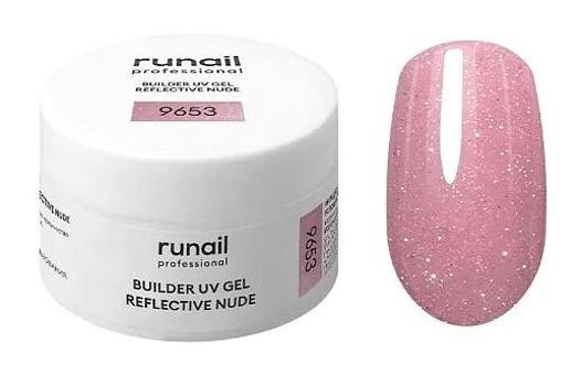 Runail Reflective 9653 Nude Parlak Kalıcı Simli Oje