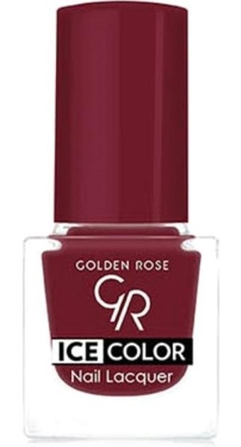 Golden Rose Ice Color Nail Lacquer 167 Bordo Parlak Oje