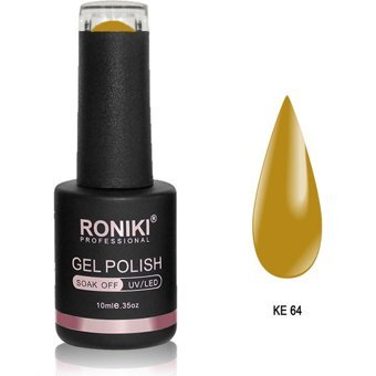 Roniki Honey KE64 Sarı Parlak Kalıcı Oje