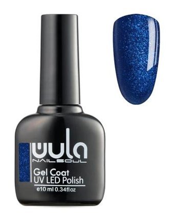 Wula Nailsoul Gel Coat 333 Lacivert Işıltılı Kalıcı Simli Oje