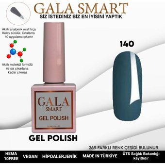 Gala Smart Klasik Seri 140 Mavi Parlak Kalıcı Oje