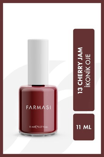 Farmasi Cherry 13 Bordo Parlak Oje