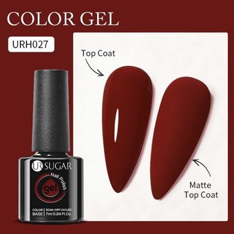 Ursugar Color Base URH027 Bordo Mat Kalıcı Oje