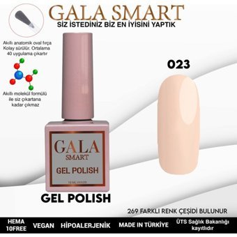 Gala Smart Klasik Seri 23 Pembe Parlak Kalıcı Oje