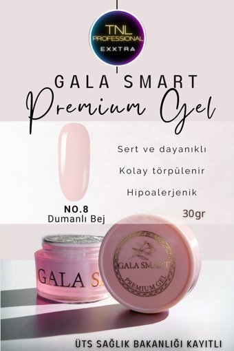 Gala Smart Premium 8 Krem Parlak Kalıcı Oje