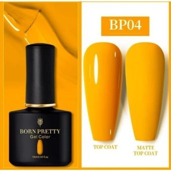 Born Pretty Pro BP04 Sarı Mat Kalıcı Oje