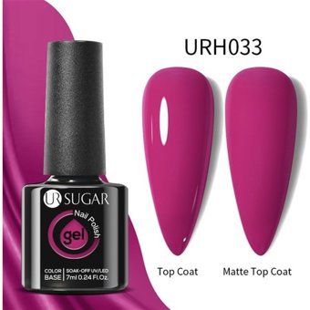 Ursugar Color Base URH33 Pembe Mat Kalıcı Oje