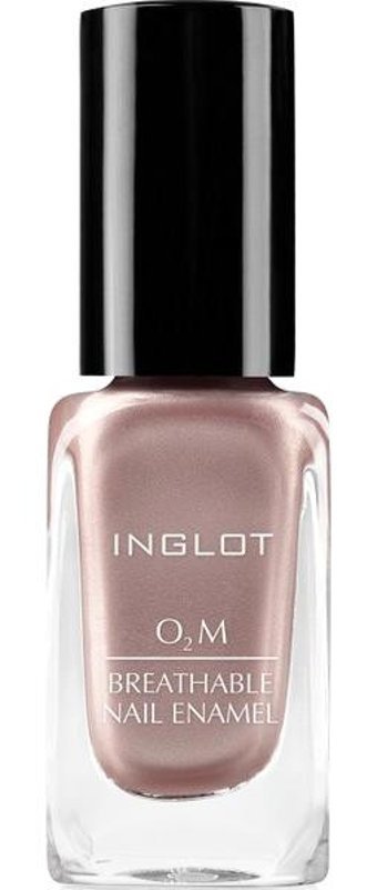 Inglot O2M Breathable Nail Enamel 631 Pembe Sedefli Simli Oje