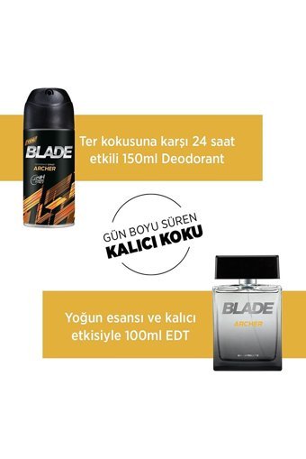 Blade Archer İkili Erkek Parfüm Deodorant Seti EDT