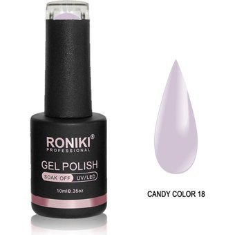 Roniki Candy Color 18 Lila Parlak Kalıcı Oje