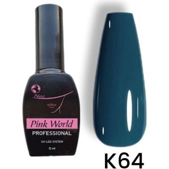 Pink World K64 Pembe Parlak Kalıcı Oje