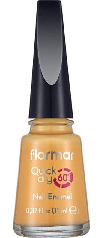 Flormar Quick Dry Nail Enamel Turuncu Mat Oje