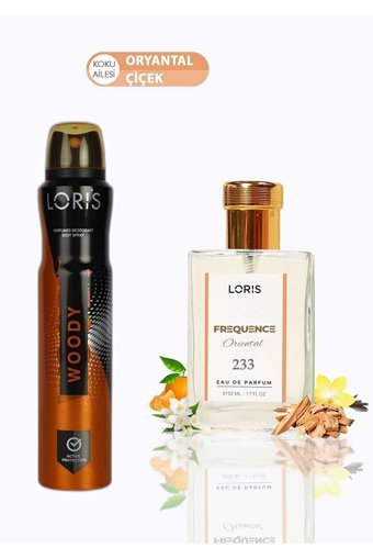 Loris K-233 İkili Kadın Parfüm Deodorant Seti EDP