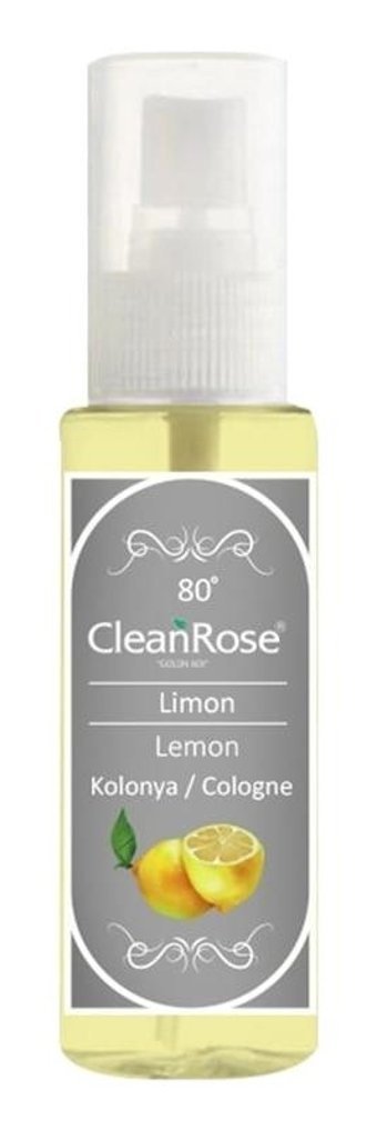 Clean Rose 80 Derece Limon Sprey Kolonya 50 ml